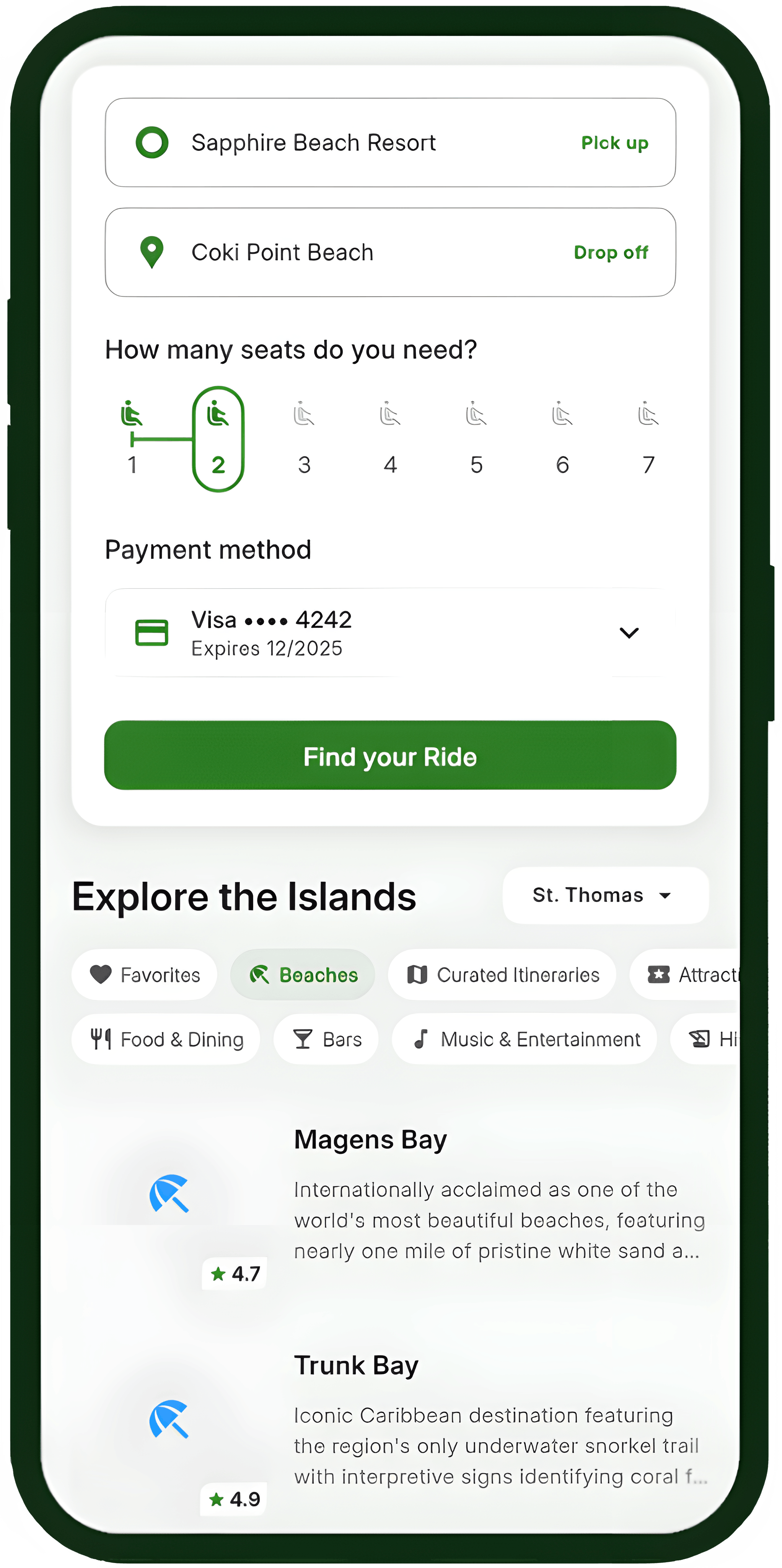 Virie App Screenshot